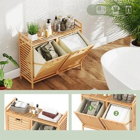 75 literes szennyestartó szekrény 2 kivehető rekesszel