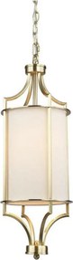 Open Design OR80568 - LUNGA láncos csillár 1xE27/15W/230V sárgaréz/fehér