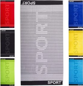 Sport Szürke strandtörölköző