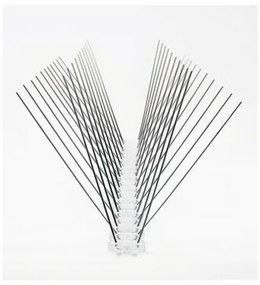 Rozsdamentes galambriasztó tüskék, 50 x 12 cm