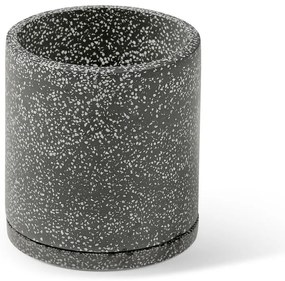 Terrazzo sötétszürke virágcserép, ø 34 cm - Bonami Selection