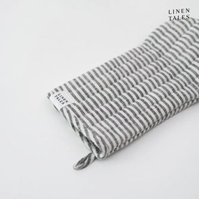 Len edényfogó Thin Black Stripes – Linen Tales