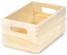 Custom tárolódoboz borovi fenyőből, 30 x 20 x 14 cm - Compactor