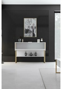 Luxe White and Gold komód
