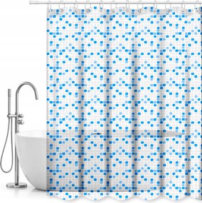 Zuhanyfüggöny Fürdőkádhoz Zuhanykabin Függöny 180 x 180 cm