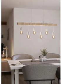 Eglo 43705 - Kábeles TOWNSHEND csillár 6xE27/60W/230V