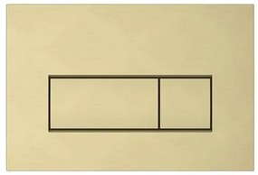 Flush plate VitrA Root Square brushed gold 740-2325