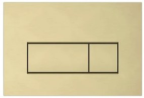 VitrA Root Square flush plate brushed gold 740-2325