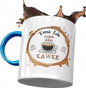 Kék Bögre Lili Barátnő Feleség Ajándék Nyomtatott Fotóval