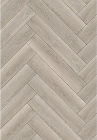 Mexen Wilson vinyl padlóburkolat halszálka 635 x 127 mm SPC 6,5 mm, IPEX 1,5 mm alátét, 4 V-fuga, tölgy
