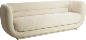 Krémszínű kanapé 237 cm Kialy – Light &amp; Living