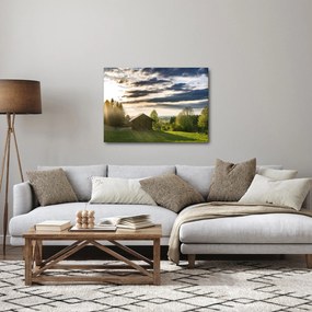 Kép egy házrol a réten (70x50 cm)