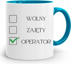 Kezelőnek Kék Bögre Születésnapi Ajándék fényképes nyomtatással