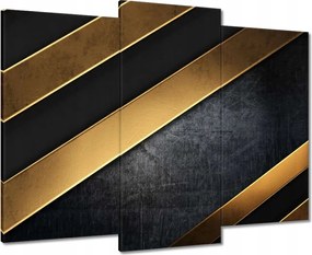Vászonkép 90x70 Arany csíkok