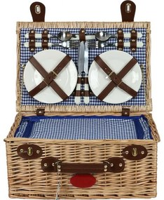 Greece piknik kosár 4 fő részére, 46 x 31x 20 cm