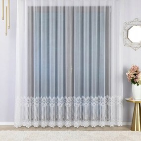 Finom Kész Függöny Stílusos Szalaggal 650X280