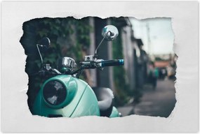 Poszterek 90x60 Türkiz robogó