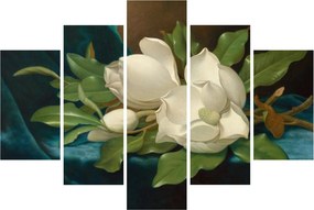 Kép - Martin Johnson Heade, Giant Magnolias on a Blue Velvet Cloth, reprodukciók (150x105 cm)