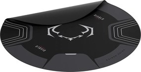 Csúszásmentes védőszőnyeg gamer székhez, fekete-szürke