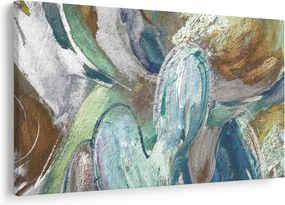 Kép - Absztrakt figurás festészet (90x60 cm)