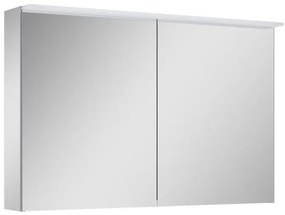 AREZZO design Tükrös szekrény PREMIUM 100,2 ajtó + TECHNOBOX+ LED LÁMPA PANEL