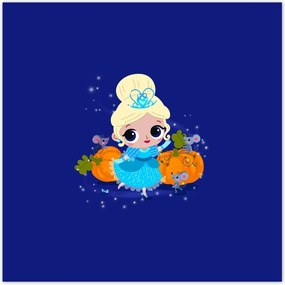 Poszterek 140x140 Hamupipőke egér hintó