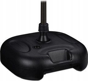 Kerti napernyő tartó állvány, fekete