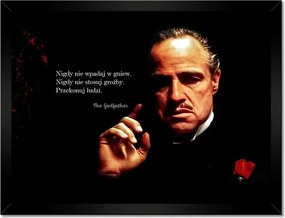 Poszterek keretben 40x30 Keresztapa Idézet Harag Fenyegetés