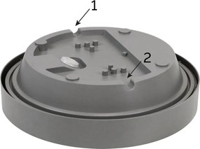 Novolux DELFI 522A-L0214B-03 Süllyesztett mennyezeti lámpa 1x13,5W/LED 1150LM IP65