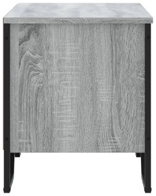 szürke sonoma színű szerelt fa cipőszekrény 90 x 38 x 45,5 cm