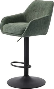 Unique-Furniture Avola bár szék zöld sima szövet 54850005
