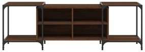 barna tölgy színű szerelt fa TV-szekrény 153 x 37 x 50 cm