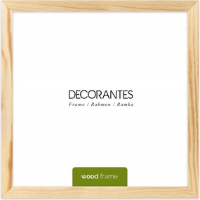 Nyers fából készült képkeret Raw 20x20 cm