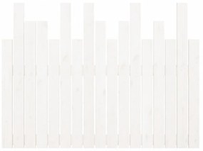 fehér tömör fenyőfa fali fejtámla 108 x 3 x 80 cm