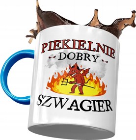 Kék Bögre Sógornak Születésnapra Ajándék Nyomtatott Fotóval