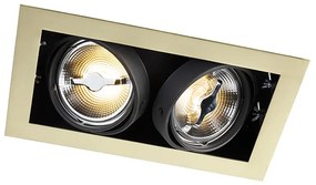 Beépített reflektor sárgaréz állítható 2-lámpás - Oneon