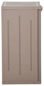 barna PP fahatású kerti tárolószekrény 65 x 45 x 88 cm