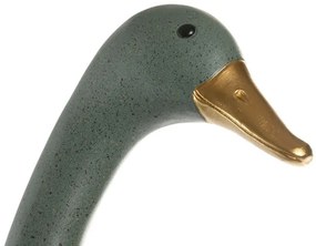 Design asztali lámpa zöld kacsa