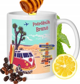 Bögre Bruno Férj Barátjának Nyomtatott Ajándék Fehér 330ml