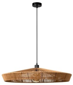 Lucide 10413/70/72 - Csillár zsinóron YUNKAI 1xE27/60W/230V átm. 70 cm barna