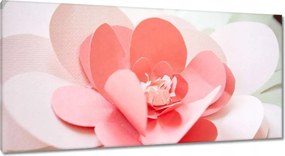 Vászonkép 115x55 Origami Virágok papírból