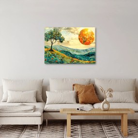Kép - Tájkép illusztráció (70x50 cm)