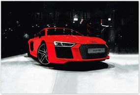 Poszterek 200x135 Piros Audi Audica R8