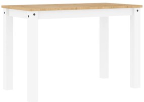 Panama fehér tömör fenyőfa ebédlőasztal 117 x 60 x 75 cm