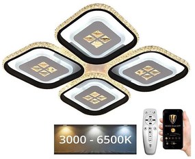 NEDES LED állítható mennyezeti lámpa LED/130W/230V 3000-6500K + távirányító J3308/B