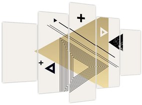 Kép - Geometriai formák N⁰4 (150x105 cm)