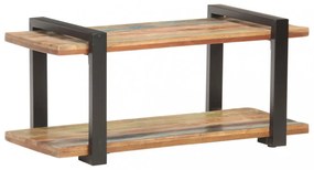 tömör újrahasznosított fa TV-szekrény 90 x 40 x 40 cm