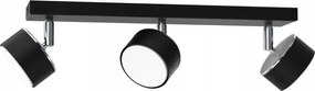 Mennyezeti Lámpa Axis Díszléc 3x Spot Fém Állítható Fekete-ezüst Nappali