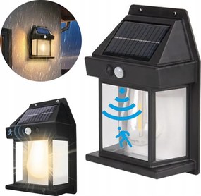 Napelemes Kerti Lámpa Homlokzati Fali Lámpa 1W Led Érzékelővel