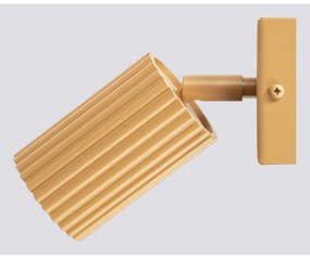 Aranyszínű spotlámpa 8x16 cm Gleam – Sollux